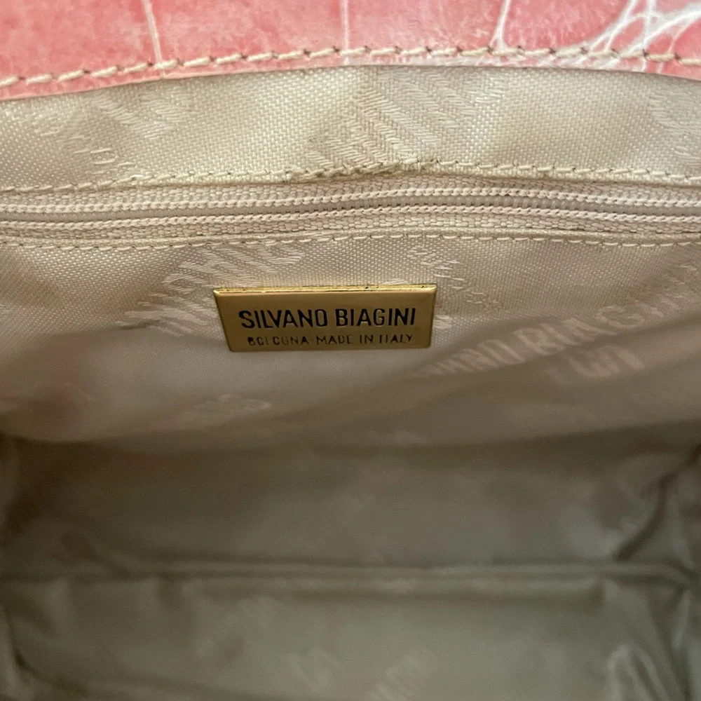 COPY - Vintage SILVANO BIAGINI Leather Bag - Picture 4 of 5